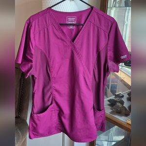 Cherokee Maternity Scrub Top